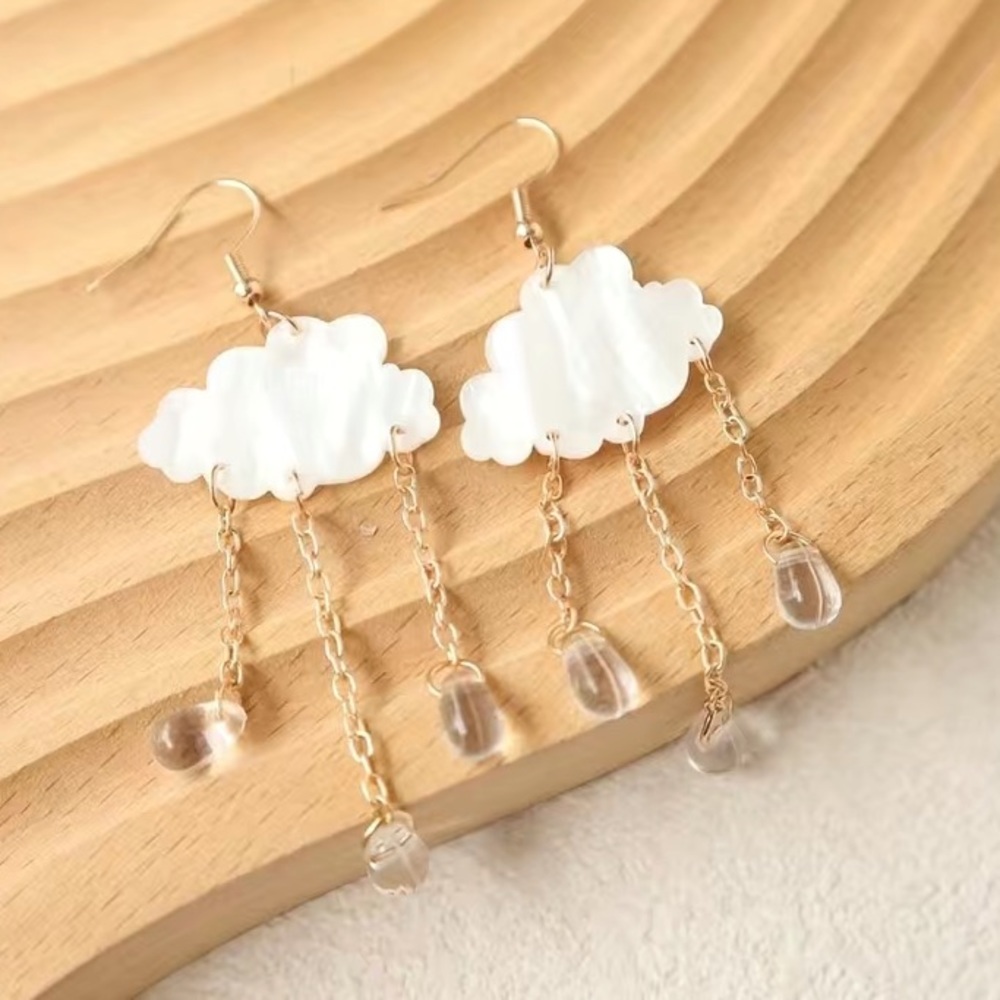 NEW Raining Cloud earrings! - Picture 5 of 15